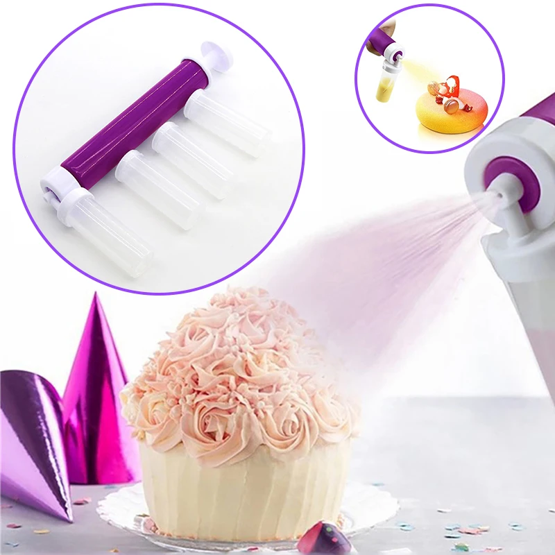 Cake Manual Airbrush Spray Gun Cake Decorating Spraying Coloring Baking Decoration Cupcakes Desserts Kitchen Pastry Tool
Cake Manual Airbrush Spray Gun Cake Decorating Spraying Coloring Baking Decoration Cupcakes Desserts Kitchen Pastry Tool