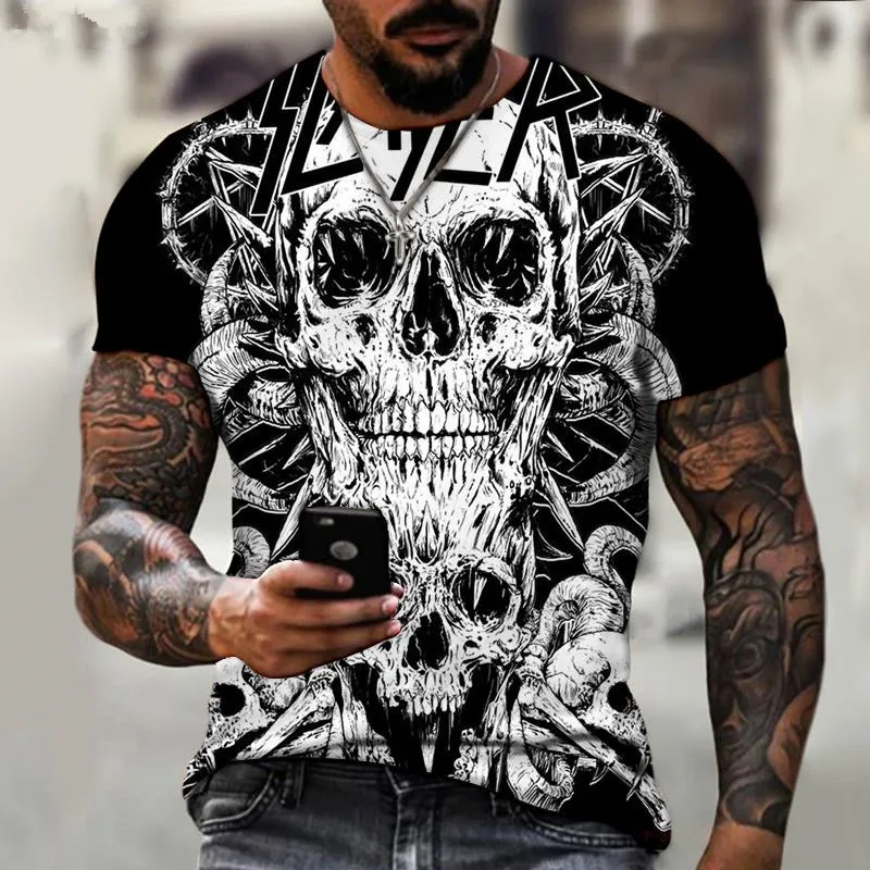 Summer Brutal Skull Pirate 3D Printed Graphic Men's T-Shirt Crew Neck Design Fashion Street Domineering T-Shirt Top
Summer Brutal Skull Pirate 3D Printed Graphic Men's T-Shirt Crew Neck Design Fashion Street Domineering T-Shirt Top