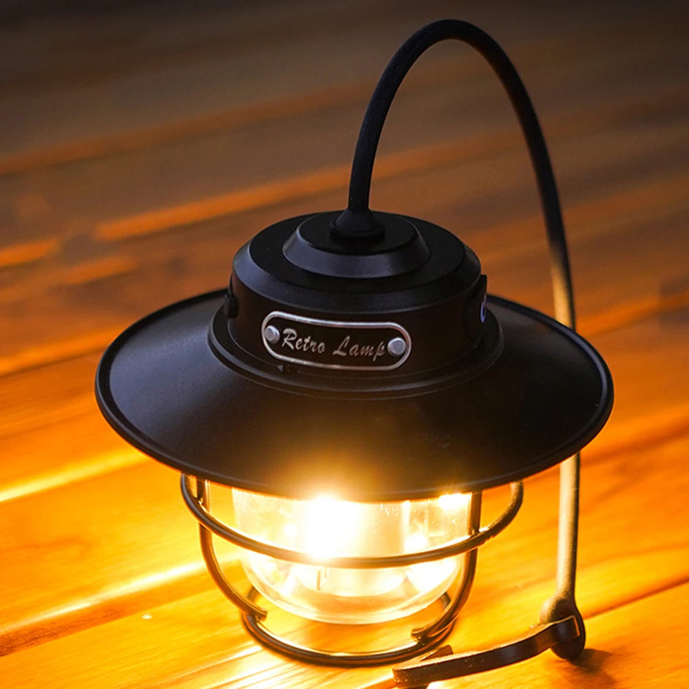 Фонарь для кемпинга в винтажном стиле, 200 лм 
Фонарь для кемпинга в винтажном стиле, 200 лм