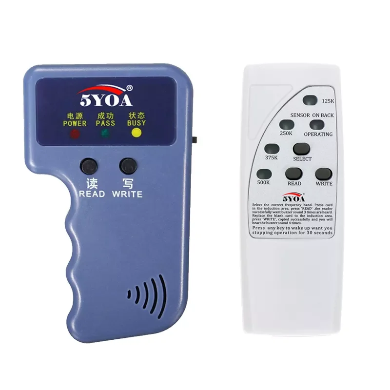 NEW2023 125KHz RFID Duplicator T5577 Blank Chip Card Programmer Copier Writer Reader Writer ID Card Cloner & key
NEW2023 125KHz RFID Duplicator T5577 Blank Chip Card Programmer Copier Writer Reader Writer ID Card Cloner & key