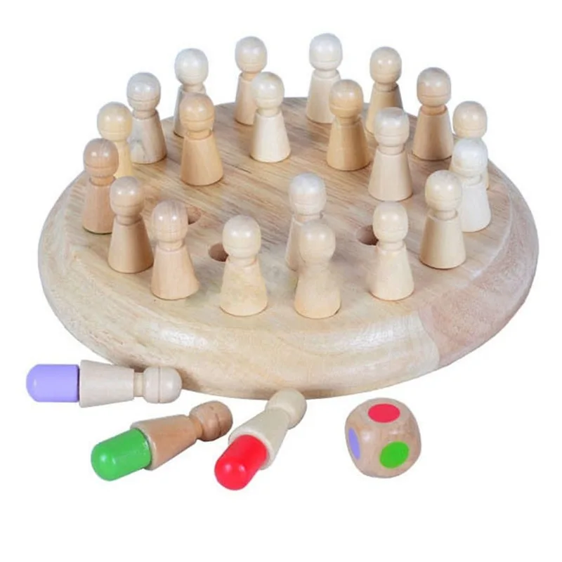Children'S Educational Wooden Memory Chess Toy Neutral Wood Safe and Non-Toxic Cultivate Children'S Coordination Ability
Children'S Educational Wooden Memory Chess Toy Neutral Wood Safe and Non-Toxic Cultivate Children'S Coordination Ability