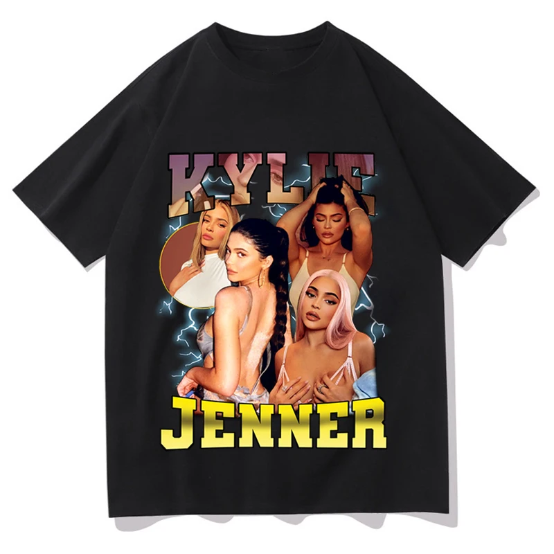 Сексуальные футболки KYLIE JENNER для женщин, Классические летние милые повседневные футболки с коротким рукавом, смешные детские хлопковые топы
Сексуальные футболки KYLIE JENNER для женщин, Классические летние милые повседневные футболки с коротким рукавом, смешные детские хлопковые топы