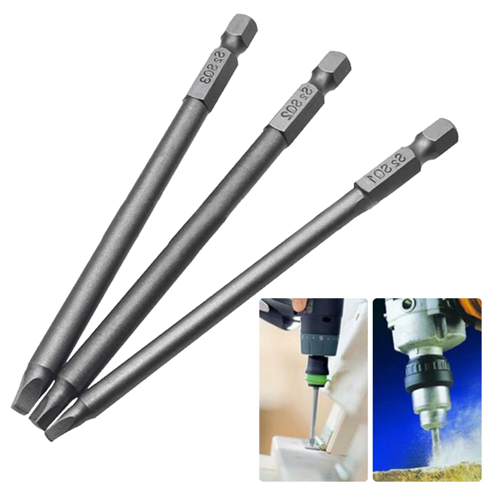 3pcs 100mm Electric Driver Bits Magnetic Square Head Electric Screwdriver Head Screw Driver Bits For Repair Hand Tool SQ1-SQ3
3pcs 100mm Electric Driver Bits Magnetic Square Head Electric Screwdriver Head Screw Driver Bits For Repair Hand Tool SQ1-SQ3