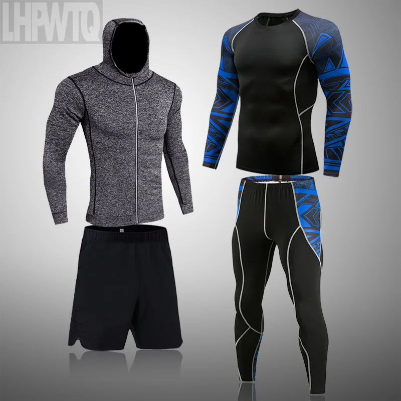Winter Compression Underwear Sportswear Men's Jogging Suit Fitness Basic Layer MMA Training Suits Set Quick Dry Men Workout Set 
Winter Compression Underwear Sportswear Men's Jogging Suit Fitness Basic Layer MMA Training Suits Set Quick Dry Men Workout Set