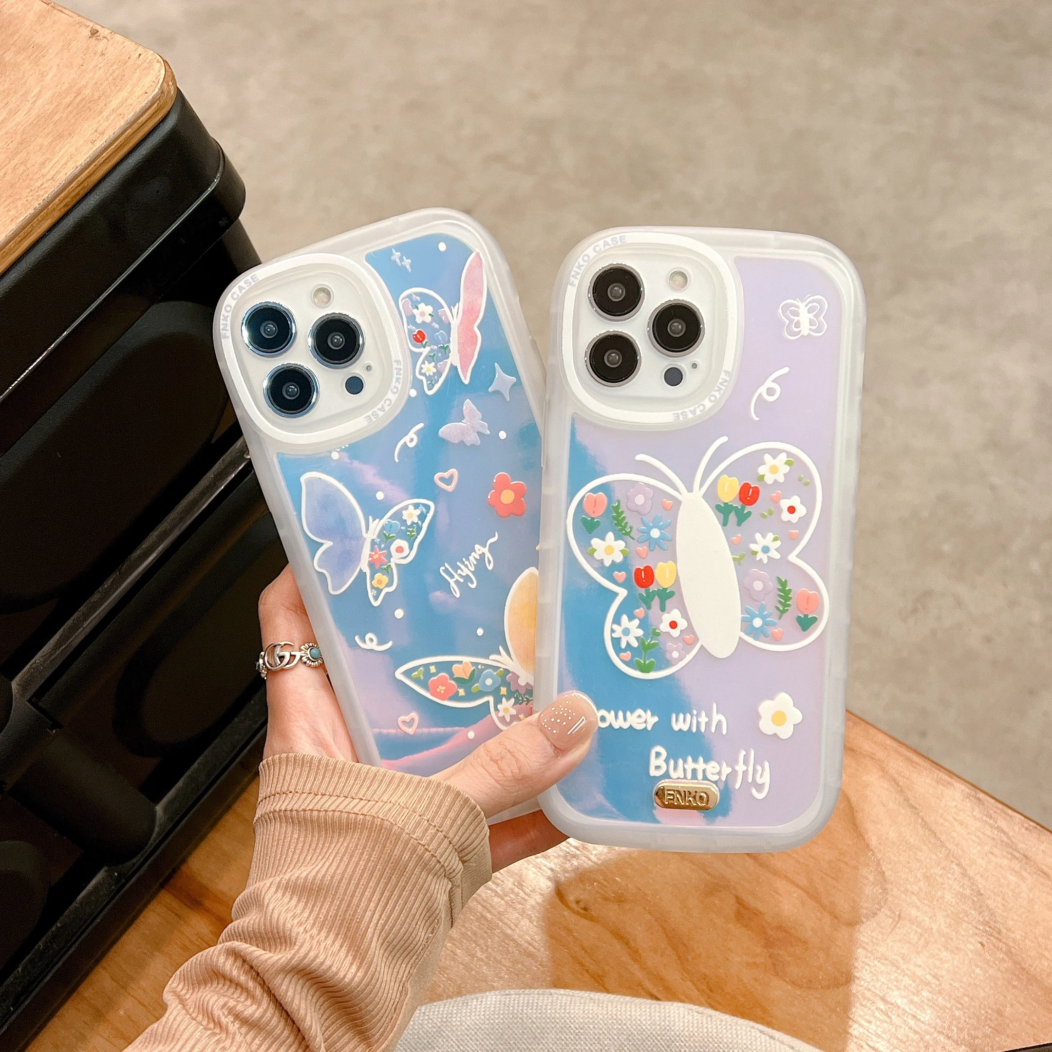 Luxury Blu-ray Laser Cute Flower Butterfly Phone Case For iPhone 11 12 13 Pro Xs Max X Xr 7 8 Puls Shockproof Soft Cover Coque
Luxury Blu-ray Laser Cute Flower Butterfly Phone Case For iPhone 11 12 13 Pro Xs Max X Xr 7 8 Puls Shockproof Soft Cover Coque