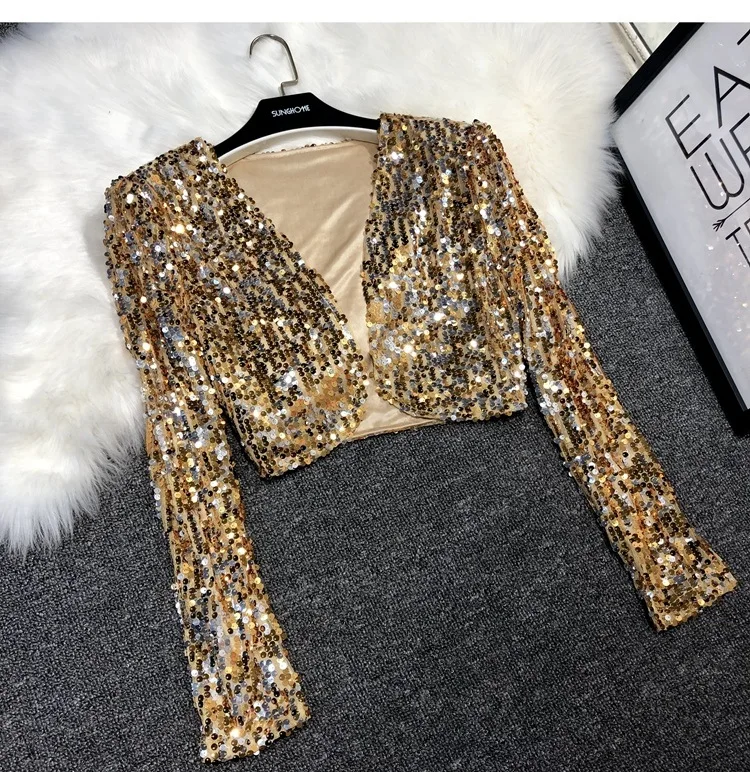 Versatile Short Version Sequins Small Western Beads Camisole Jazz Dance Performance Clothes Small Coat
Versatile Short Version Sequins Small Western Beads Camisole Jazz Dance Performance Clothes Small Coat