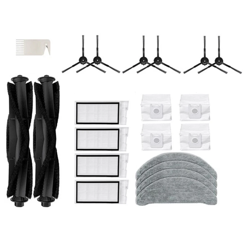 21Pcs Vacuum Cleaner Main Side Brush Washable HEPA Filter Mop Cloth Dust Bag Accessories For Roidmi Eve Plus
21Pcs Vacuum Cleaner Main Side Brush Washable HEPA Filter Mop Cloth Dust Bag Accessories For Roidmi Eve Plus