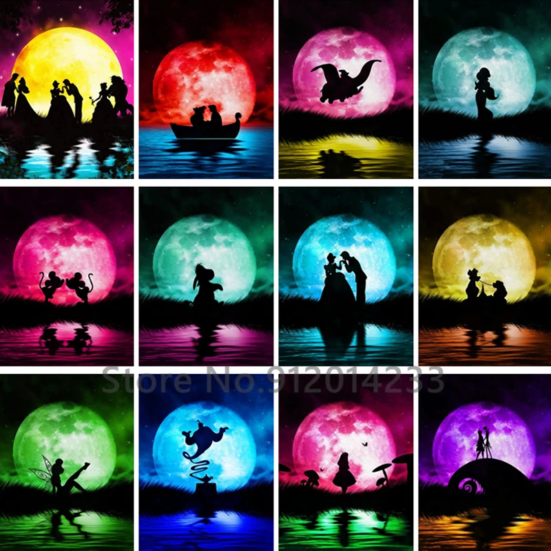 Disney Full Drill Embroidery Colorful Moon Cartoon Characters Diamond Painting Diy Mosaic Rhinestone Handmade Crafts Home Decor
Disney Full Drill Embroidery Colorful Moon Cartoon Characters Diamond Painting Diy Mosaic Rhinestone Handmade Crafts Home Decor