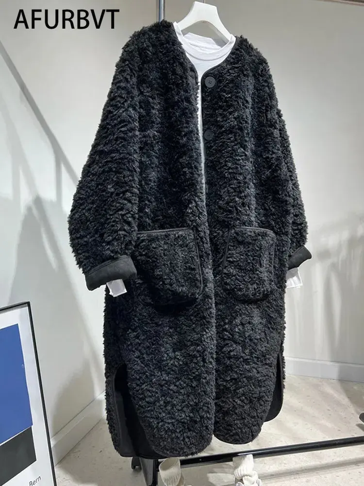 Oversized Warm Soft Furry Faux Fur Coats for Women Long Sleeve Buttons Black Fluffy Jacket Winter Clothes Women 2023
Oversized Warm Soft Furry Faux Fur Coats for Women Long Sleeve Buttons Black Fluffy Jacket Winter Clothes Women 2023
