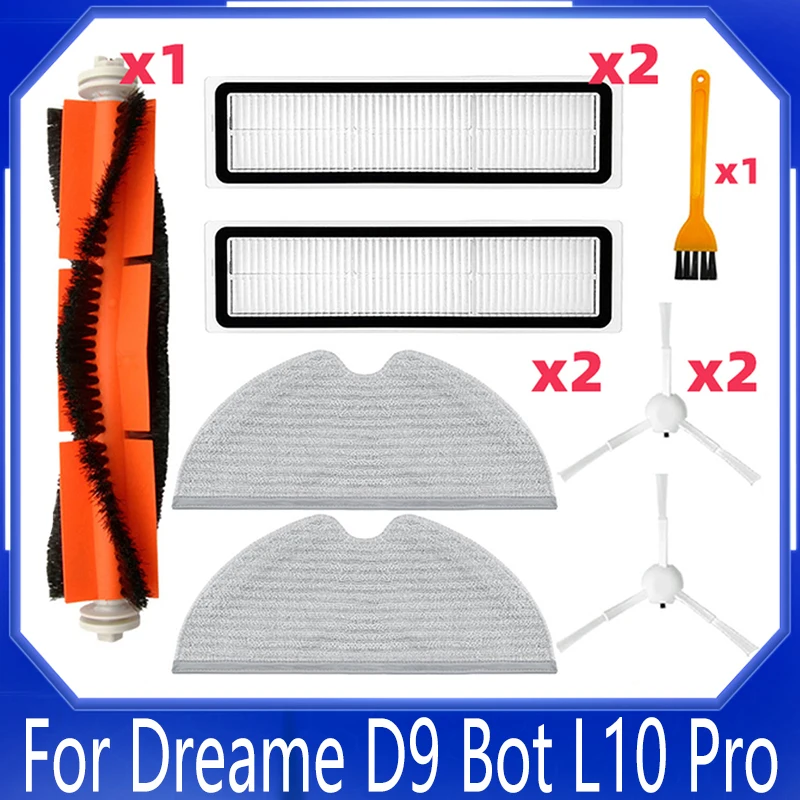 For Xiaomi Dreame D9 Dreame Bot L10 Pro Trouver Robot LDS Vacuum Finder Spare Parts Accessories Main Side Brush Mop Hepa Filter
For Xiaomi Dreame D9 Dreame Bot L10 Pro Trouver Robot LDS Vacuum Finder Spare Parts Accessories Main Side Brush Mop Hepa Filter