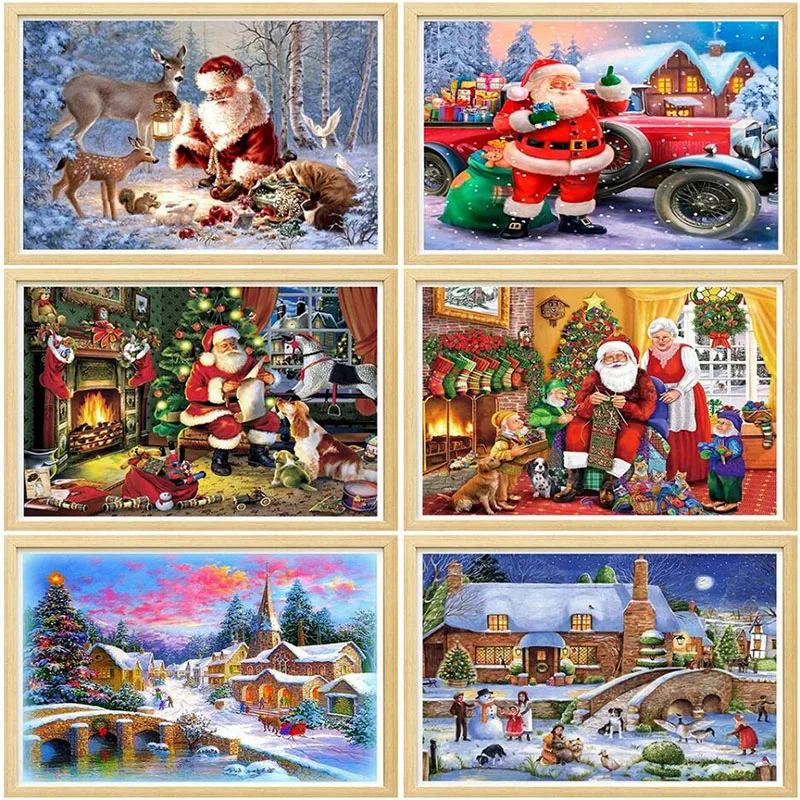 5D DIY diamond painting full diamond Santa diamond mosaic Christmas winter diamond embroidery cross stitch home decoration
5D DIY diamond painting full diamond Santa diamond mosaic Christmas winter diamond embroidery cross stitch home decoration