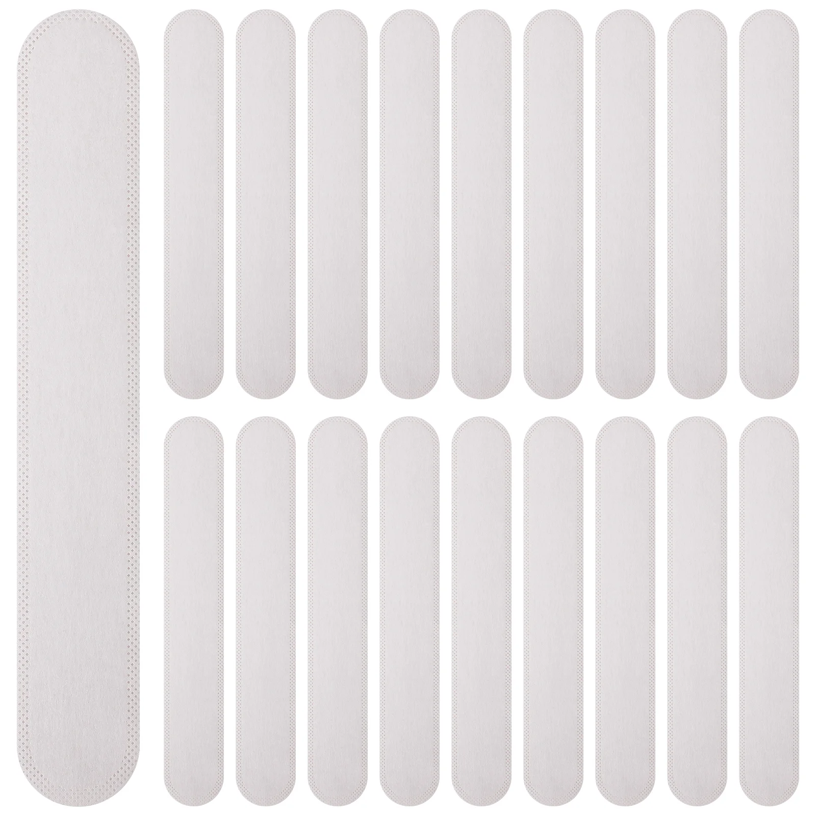 

Artibetter 50 шт. одноразовые впитывающие пот прокладки для воротника шапки прокладки для пота лента для защиты от пыли (белая)