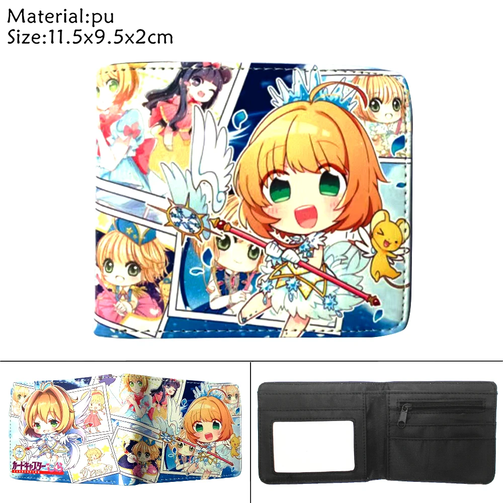 Anime Cardcaptor Sakura Pu Wallet Card Captor Leather Student Photo Card Holder Layers Zipper Coin Teenager Cartoon Short Purse
Anime Cardcaptor Sakura Pu Wallet Card Captor Leather Student Photo Card Holder Layers Zipper Coin Teenager Cartoon Short Purse