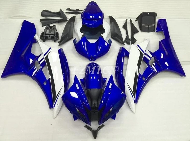 Injection Mold New ABS Whole Fairings Kit Fit for YAMAHA YZF-R6 R6 06 07 2006 2007 Bodywork Set Blue White
Injection Mold New ABS Whole Fairings Kit Fit for YAMAHA YZF-R6 R6 06 07 2006 2007 Bodywork Set Blue White