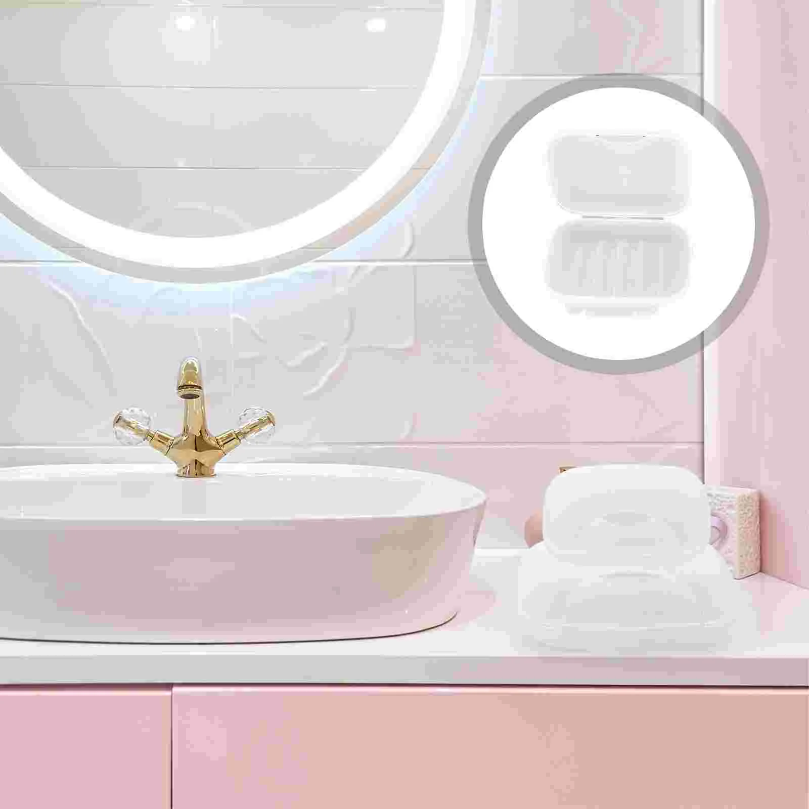 2 Pcs Container Portable Soap Toilet Holder Tourist Belt Shower Pp Brain Rack Travel Body Lotion
2 Pcs Container Portable Soap Toilet Holder Tourist Belt Shower Pp Brain Rack Travel Body Lotion