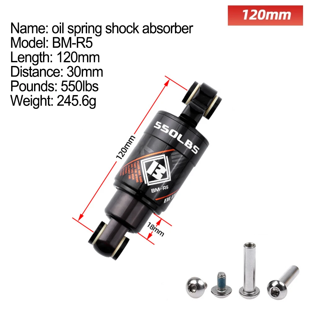 Durable Damper Shock Mountain Bike Rear Shock Absorber Spring Suspension Aluminum Alloy Bicycle Shock Absorber
Durable Damper Shock Mountain Bike Rear Shock Absorber Spring Suspension Aluminum Alloy Bicycle Shock Absorber