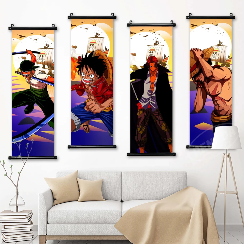 One Piece Home Decorative Paintings Canvas Anime Manga Posters Print Wall Art Scroll Hanging Shanks Red Pictures Room Decor Gift
One Piece Home Decorative Paintings Canvas Anime Manga Posters Print Wall Art Scroll Hanging Shanks Red Pictures Room Decor Gift