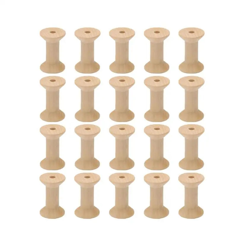 100pcs/20Pcs Unfinished Wooden Spools Hour Glass Shaped Bobbin Spools DIY Sewing Spools Thread String Rolling Wire Wood Spools
100pcs/20Pcs Unfinished Wooden Spools Hour Glass Shaped Bobbin Spools DIY Sewing Spools Thread String Rolling Wire Wood Spools