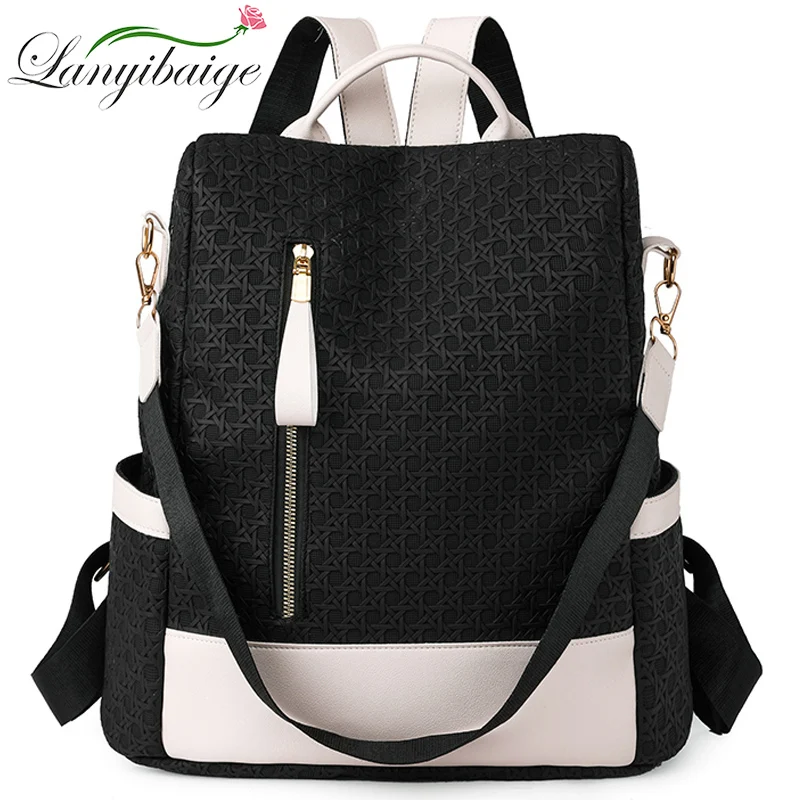 High Quality Nylon Backpack For Women Luxury Designer Waterproof School Bags Fashion Anti-theft Ladies Bagpack Shoulder Bag Sac
High Quality Nylon Backpack For Women Luxury Designer Waterproof School Bags Fashion Anti-theft Ladies Bagpack Shoulder Bag Sac