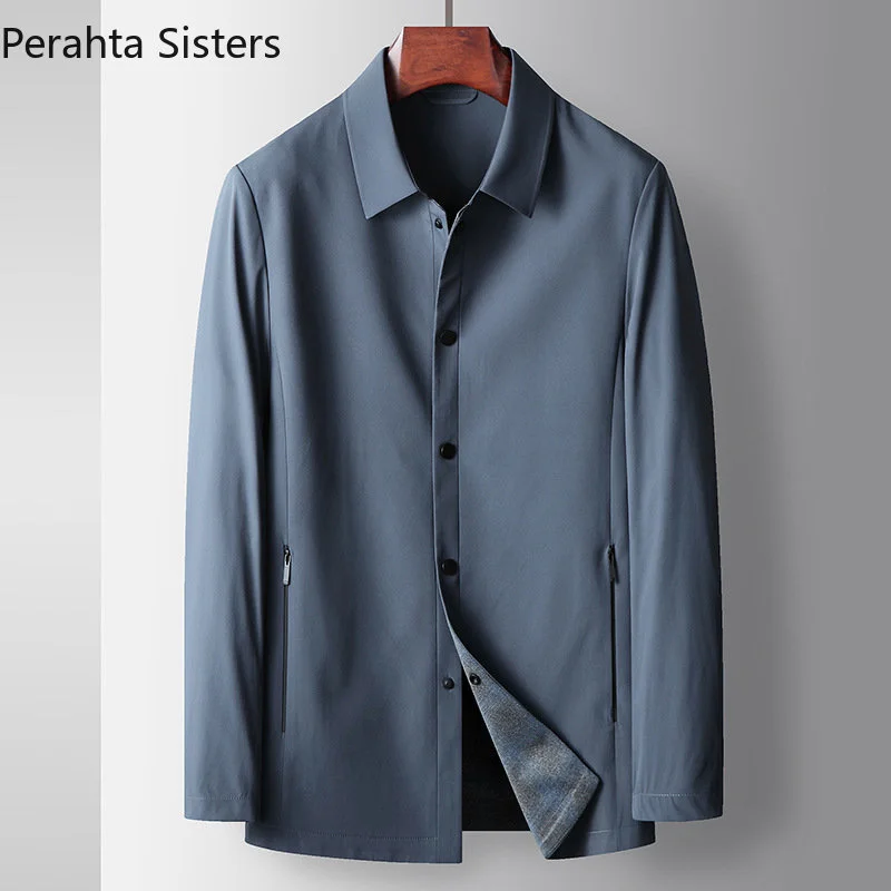 Top Quality Business Casual Jackets For Men Spring Autumn Long Sleeve Buttons Regular Fit Jacket Solid Color Man Clothing
Top Quality Business Casual Jackets For Men Spring Autumn Long Sleeve Buttons Regular Fit Jacket Solid Color Man Clothing