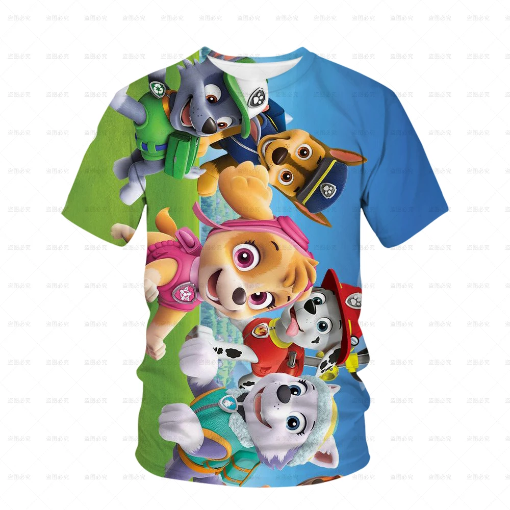 2023 Original Paw Patrol Short Sleeve T-shirt Breathable Boys' Summer Children's Clothing Children's Crew Neck T-shirt
2023 Original Paw Patrol Short Sleeve T-shirt Breathable Boys' Summer Children's Clothing Children's Crew Neck T-shirt