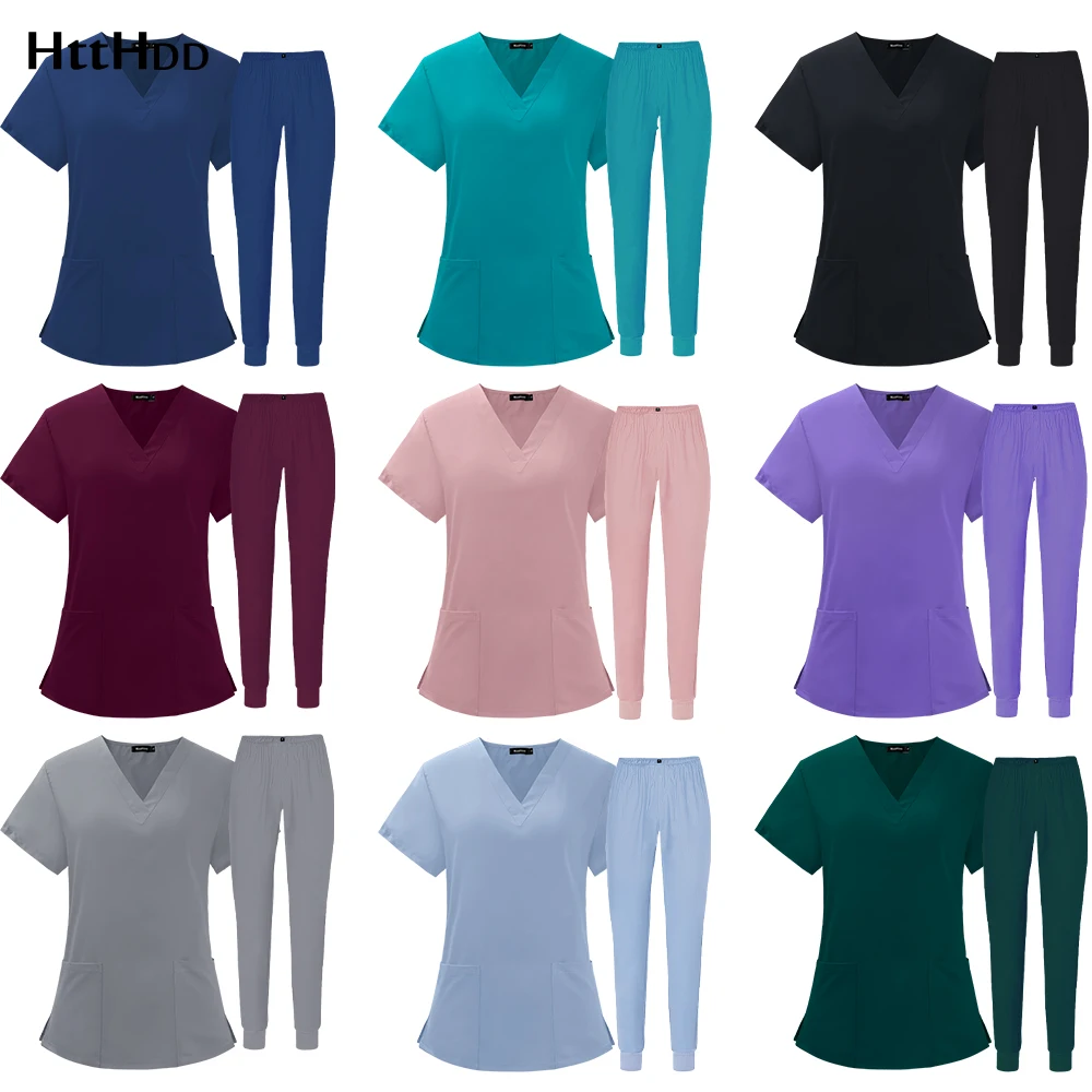 Fashion Dentistry Surgical Uniform Pet Grooming Nursing Workwear Medical Nurse Uniforms Women Scrubs Sets Thin and Light Clothes
Fashion Dentistry Surgical Uniform Pet Grooming Nursing Workwear Medical Nurse Uniforms Women Scrubs Sets Thin and Light Clothes