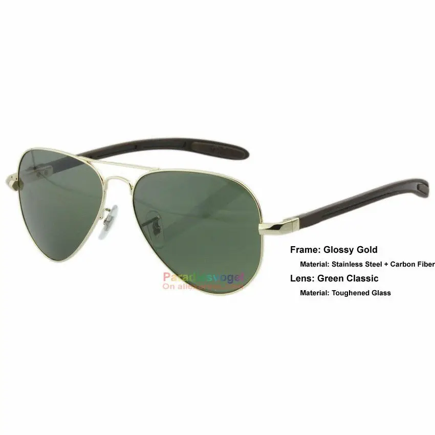 TECH series Sunglasses Pilot style Metal frame Carbon Fiber Bar Green Brown Grey Mirror glass lens 58 59 size women summer dress
TECH series Sunglasses Pilot style Metal frame Carbon Fiber Bar Green Brown Grey Mirror glass lens 58 59 size women summer dress