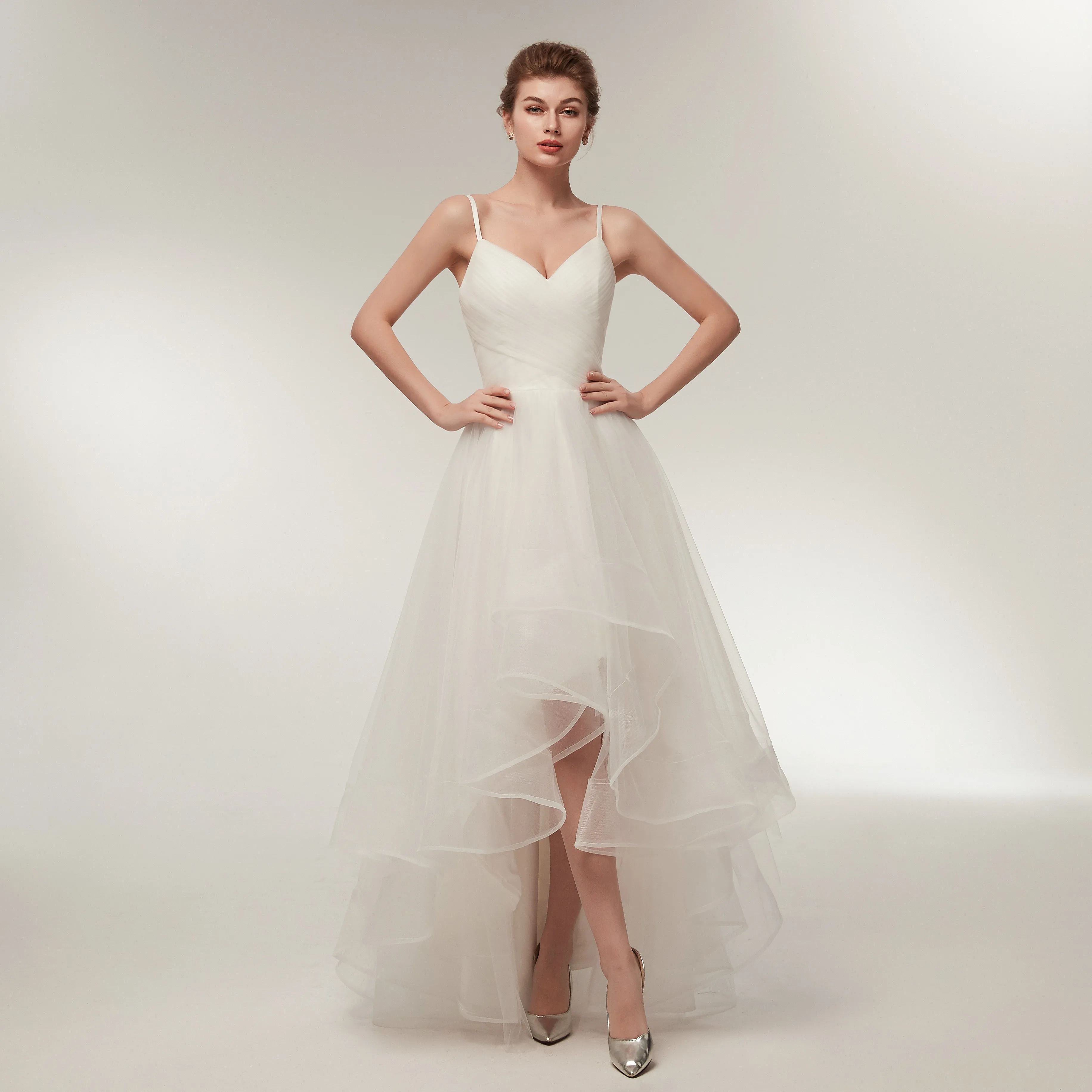 Short Wedding Dress In Front And Long Skirt In Back Of Sling Wedding Dress Quick Sale Through Evening Gowns For Women
Short Wedding Dress In Front And Long Skirt In Back Of Sling Wedding Dress Quick Sale Through Evening Gowns For Women