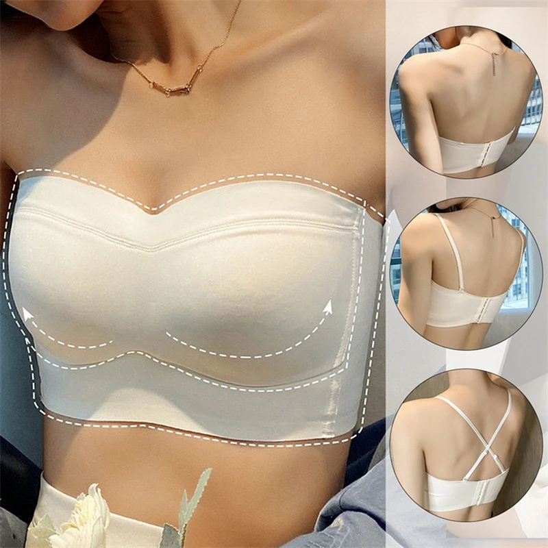 Sexy Strapless Bra Top Underwear Women Push up Wireless Invisible Bras Bandeau Bra Strapless Brassiere Seamless Push Up Bralette
Sexy Strapless Bra Top Underwear Women Push up Wireless Invisible Bras Bandeau Bra Strapless Brassiere Seamless Push Up Bralette