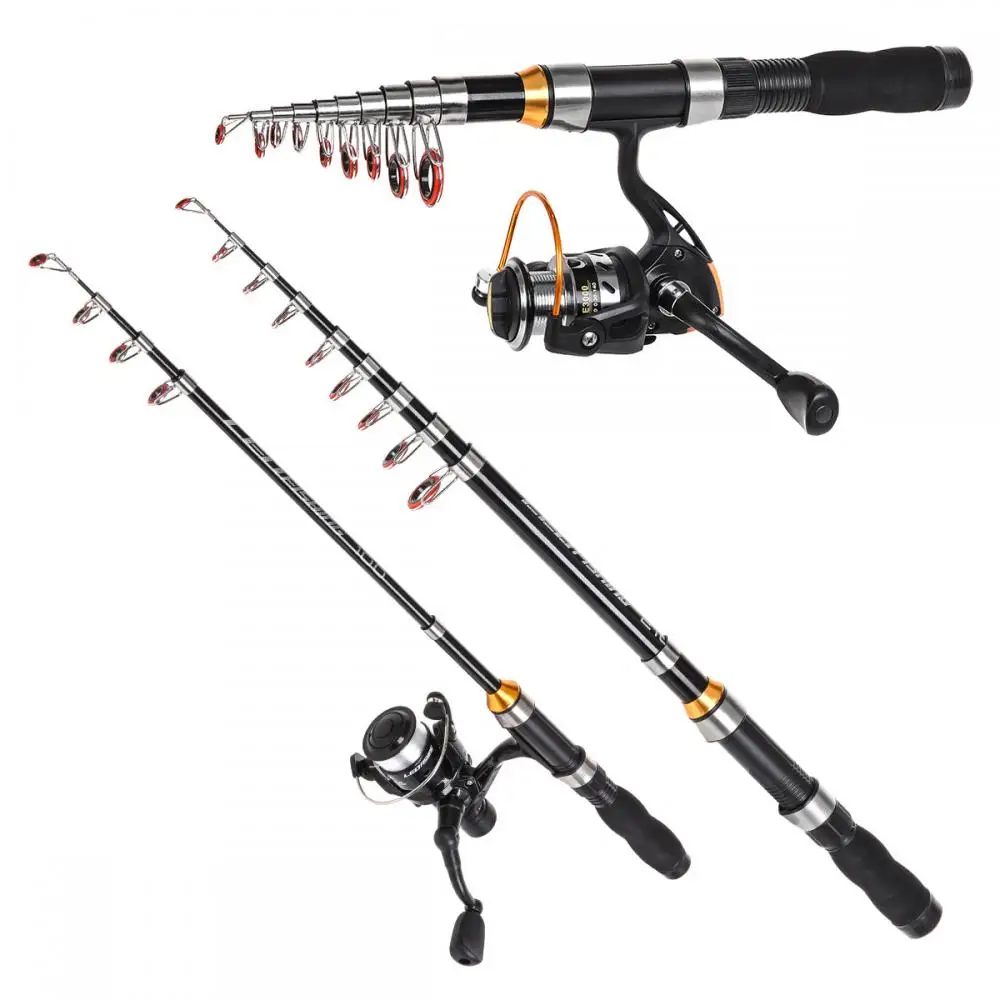 1-2.4m Telescopic Fishing Rods Ultralight Weight Spinning Casting Carbon Pole Portable Sea Spinning Pole Fishing Accessories
1-2.4m Telescopic Fishing Rods Ultralight Weight Spinning Casting Carbon Pole Portable Sea Spinning Pole Fishing Accessories