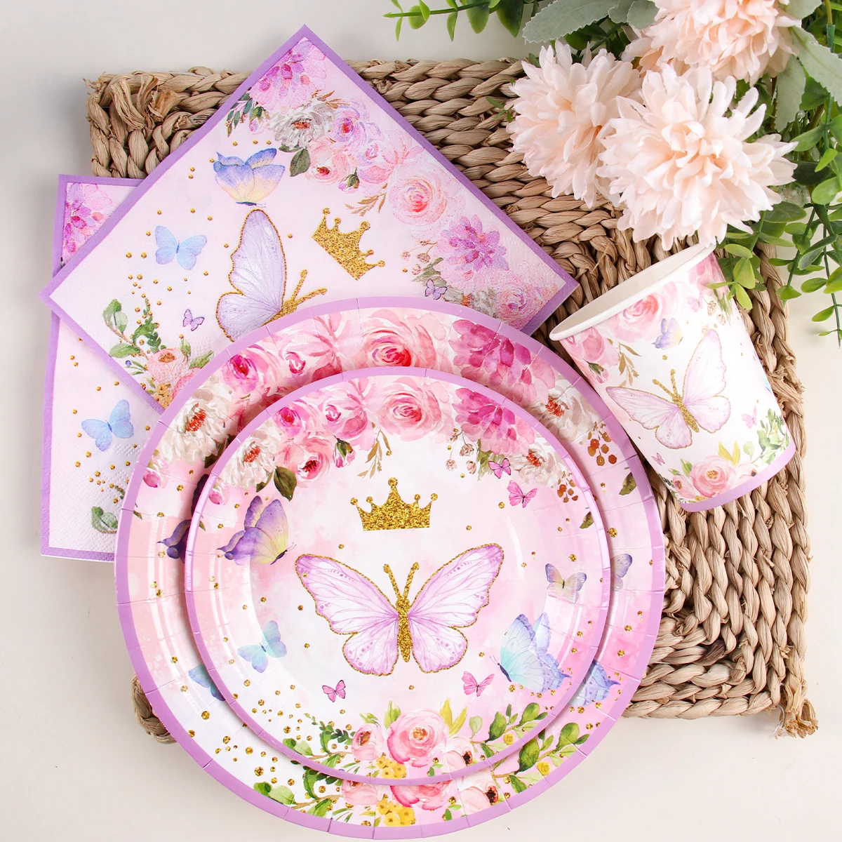 Birthday Decor Butterfly Theme Tableware Backdrop Happy Birthday Party Decorations Kids Girl Baby Shower Wedding Party Supplies
Birthday Decor Butterfly Theme Tableware Backdrop Happy Birthday Party Decorations Kids Girl Baby Shower Wedding Party Supplies