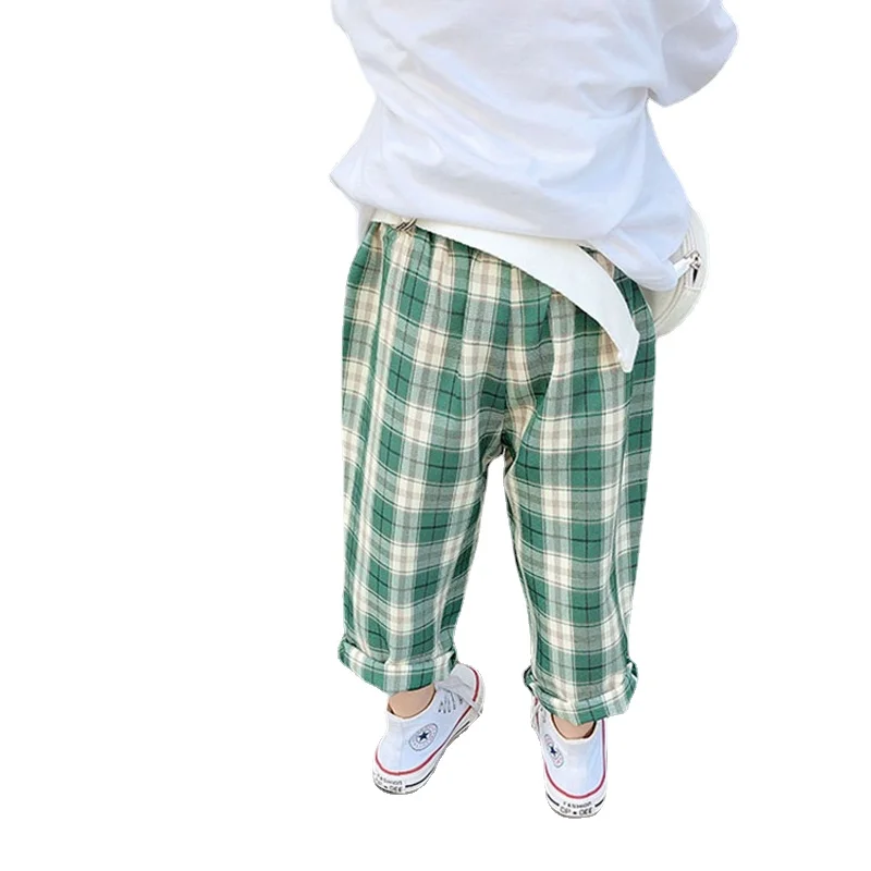 2022 New Korean Style Kids Pants Boys and Girls Trousers Cotton Blending Plaid Leg Pants Loose Casual Pants Clothes Children
2022 New Korean Style Kids Pants Boys and Girls Trousers Cotton Blending Plaid Leg Pants Loose Casual Pants Clothes Children
