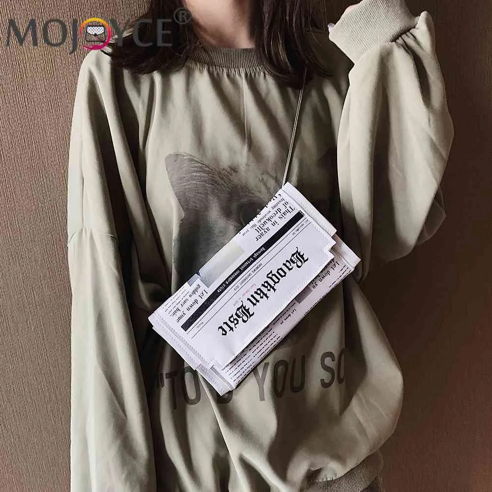 Women Crossbody Messenger Bag Newspaper Print Cute Girls PU Clutches Chain Purse Casual Shoulder Bag Street Style Phone Bag 2022
Women Crossbody Messenger Bag Newspaper Print Cute Girls PU Clutches Chain Purse Casual Shoulder Bag Street Style Phone Bag 2022