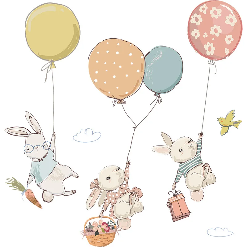 Watercolor Cartoon Bunny Wall Stickers Baby Nursery Wall Decals for Kids Room Living Room Bedroom Home Decor Rabbit Stickers
Watercolor Cartoon Bunny Wall Stickers Baby Nursery Wall Decals for Kids Room Living Room Bedroom Home Decor Rabbit Stickers