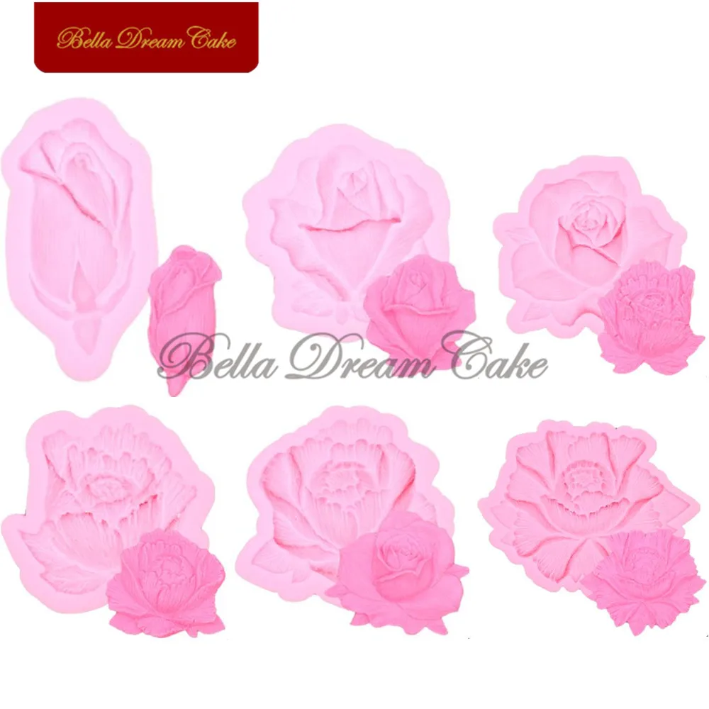 3D Rose/Peony Flower Bud Silicone Mold Fondant Chocolate Mould Cake Decorating Tools DIY Cupcake Topper Clay Model Bakeware
3D Rose/Peony Flower Bud Silicone Mold Fondant Chocolate Mould Cake Decorating Tools DIY Cupcake Topper Clay Model Bakeware