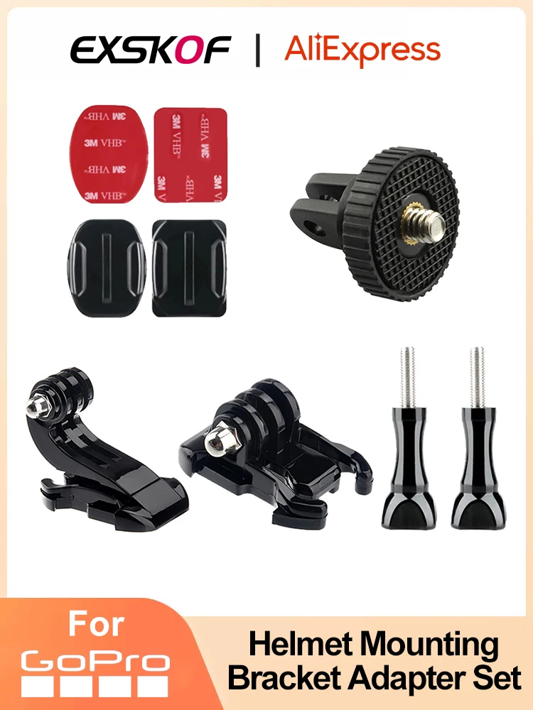 Action Camera Helmet 3M Self Adhesive Screw 1/4 Screw Adapter J Bracket Base Set for GoPro Hero 11 10 9 SJCAM AKASO EKEN DJI YI
Action Camera Helmet 3M Self Adhesive Screw 1/4 Screw Adapter J Bracket Base Set for GoPro Hero 11 10 9 SJCAM AKASO EKEN DJI YI
