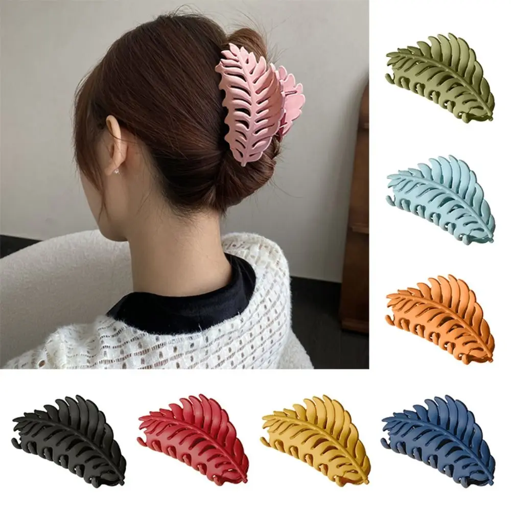 2PCS Simple Fashion Large Leaf Hair Grab Clips Ponytail Holder Shark Clip Hair Claw Hair Accessories
2PCS Simple Fashion Large Leaf Hair Grab Clips Ponytail Holder Shark Clip Hair Claw Hair Accessories