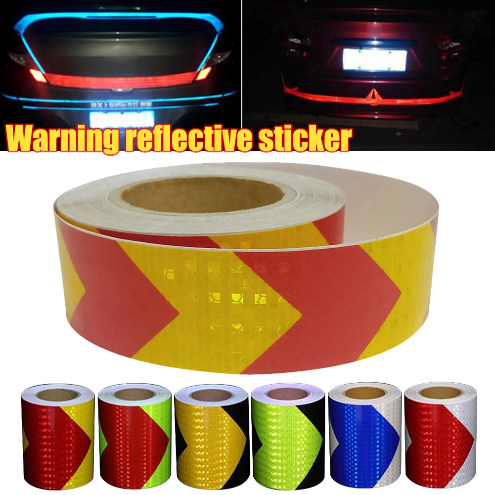 5cmx10m Waterproof Warning Tape Strip Stickers Warning Light Reflector Protective Sticker Reflective Film Car Safety Mark
5cmx10m Waterproof Warning Tape Strip Stickers Warning Light Reflector Protective Sticker Reflective Film Car Safety Mark