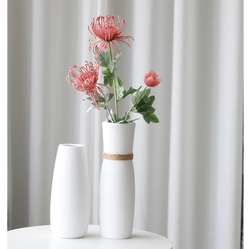 White Ceramic Vase for Dried flowers Modern Minimalist Home Decor for Flower Arrangement Crafts Living Room Decoration Ornament
White Ceramic Vase for Dried flowers Modern Minimalist Home Decor for Flower Arrangement Crafts Living Room Decoration Ornament