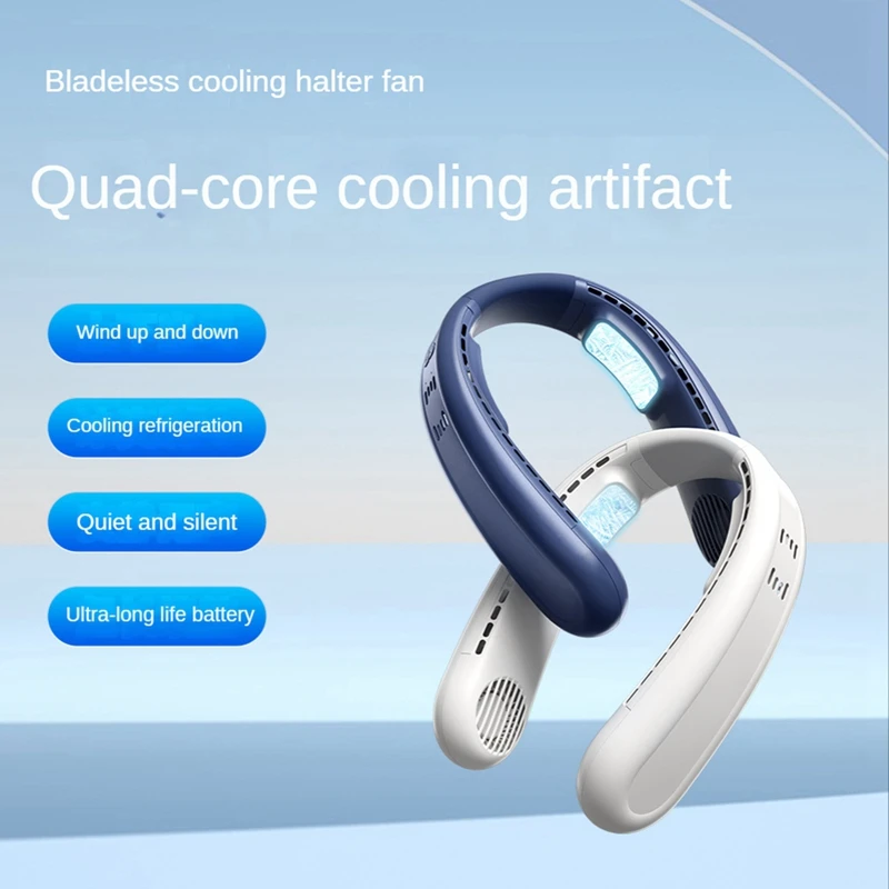 Portable Neck Fan USB Rechargeable Bladeless Fan 4000Mah Refrigeration Semiconductor Fan Wearable For Sports
Portable Neck Fan USB Rechargeable Bladeless Fan 4000Mah Refrigeration Semiconductor Fan Wearable For Sports