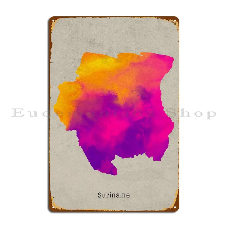 Suriname Metal Sign Pub Decoration Wall Mural Designing Garage Tin Sign Poster
Suriname Metal Sign Pub Decoration Wall Mural Designing Garage Tin Sign Poster