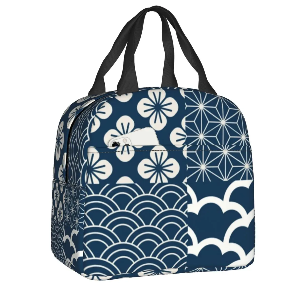 Japanese Indigo Resuable Lunch Boxes Women Leakproof Kimono Pattern Thermal Cooler Food Insulated Lunch Bag Kids School Children
Japanese Indigo Resuable Lunch Boxes Women Leakproof Kimono Pattern Thermal Cooler Food Insulated Lunch Bag Kids School Children