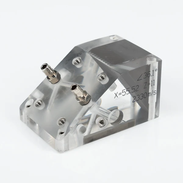 Прямая поставка с завода M2, поэтапный Клин TOFD, Клин преобразователя, Клин UT для поэтапного массива зонда
Прямая поставка с завода M2, поэтапный Клин TOFD, Клин преобразователя, Клин UT для поэтапного массива зонда