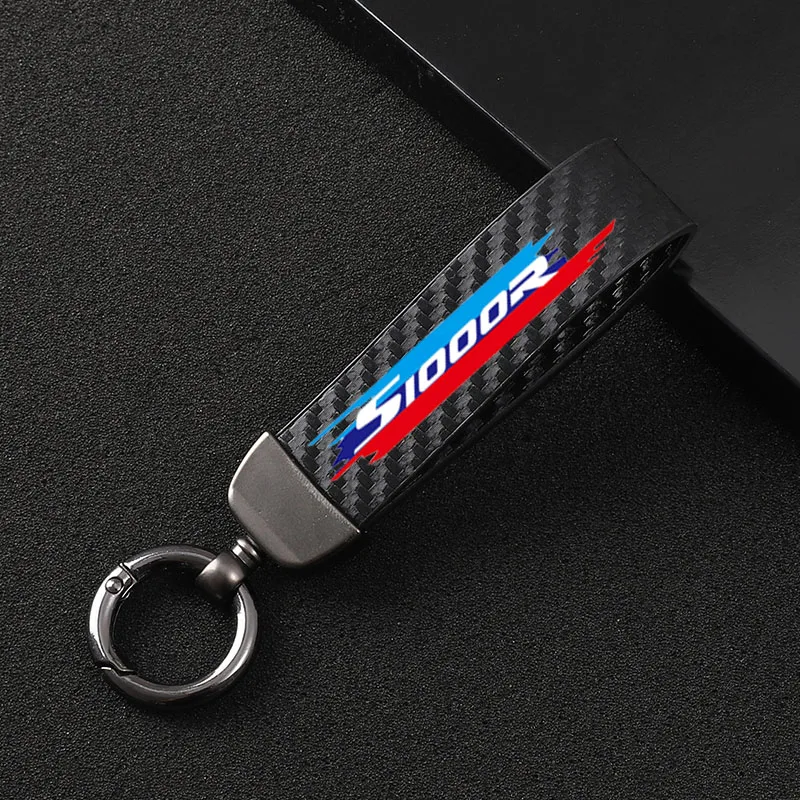 Carbon fiber motorcycle keychain key ring for BMW S1000R Motorcycle Accessories 
Carbon fiber motorcycle keychain key ring for BMW S1000R Motorcycle Accessories