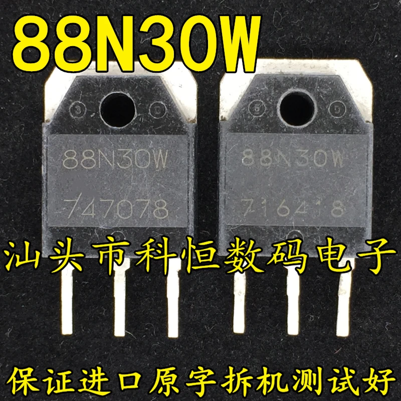 88N30W replaces IXTQ88N30P TO3P 8A 300V original imported disassembly machine 5PCS -1lot
88N30W replaces IXTQ88N30P TO3P 8A 300V original imported disassembly machine 5PCS -1lot