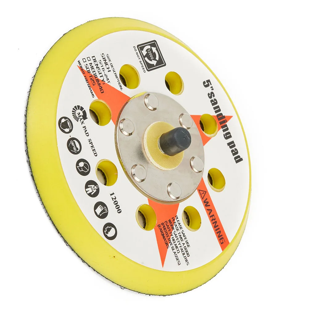 1* Backing Pad 125mm 5in 5inch/125mm Diameter 8holes Hook & Loop Polisher Sanding Disc Sponge Portable Pratical
1* Backing Pad 125mm 5in 5inch/125mm Diameter 8holes Hook & Loop Polisher Sanding Disc Sponge Portable Pratical