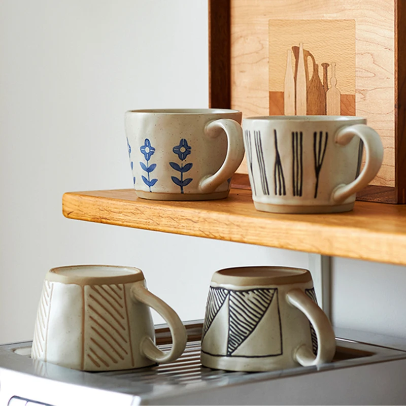 Creative Hand-painted Ceramic Cup Retro Handmade Coffee Cup Irregular Shape Milk Tea Cup Unique Gift Home Deco
Creative Hand-painted Ceramic Cup Retro Handmade Coffee Cup Irregular Shape Milk Tea Cup Unique Gift Home Deco