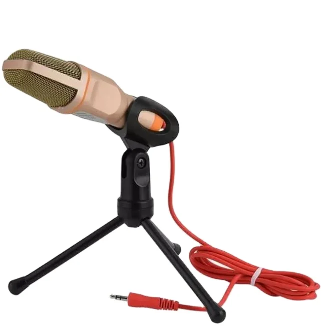 

Wholesale OEM SF666 computer microphone network voice game live broadcast karaoke chat recording mic with desk tripod stand