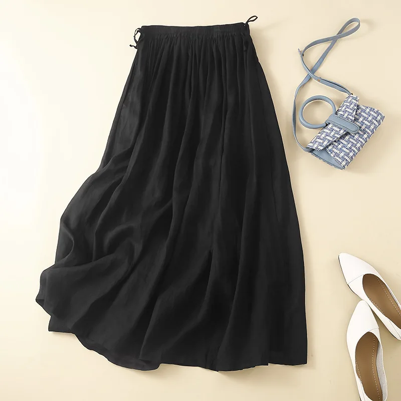 2023 New Summer Fashion Casual Solid Elastic Waist Literature Art Comfortable A-line Slim Spliced Half Length Dresses for Women
2023 New Summer Fashion Casual Solid Elastic Waist Literature Art Comfortable A-line Slim Spliced Half Length Dresses for Women