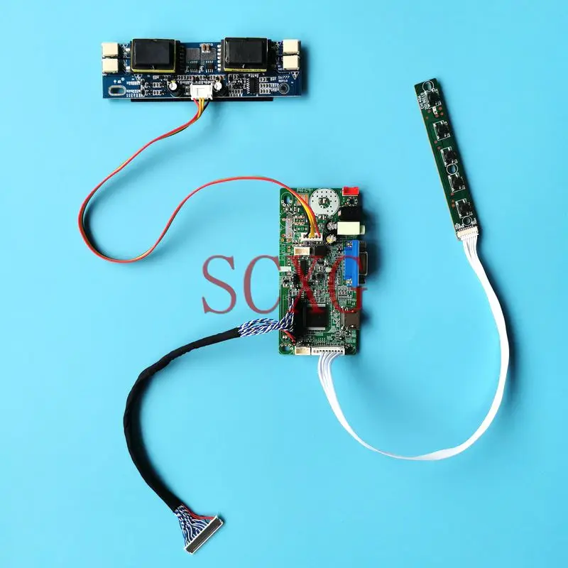 Fit LM215WF2 LM215WF1 M216H1 M215HW01 CLAA215FA01 MT215DW01 Display 30-Pin LVDS LCD 58C Controller Board 4CCFL DIY Kit 1920*1080
Fit LM215WF2 LM215WF1 M216H1 M215HW01 CLAA215FA01 MT215DW01 Display 30-Pin LVDS LCD 58C Controller Board 4CCFL DIY Kit 1920*1080